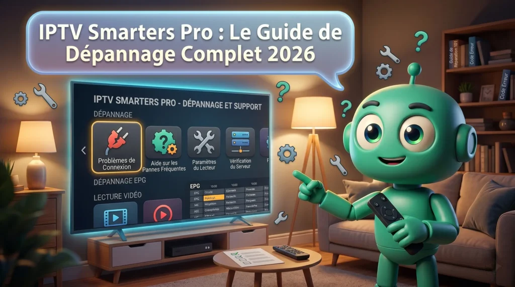 IPTV Smarters Pro : Le Guide de Dépannage Complet 2026